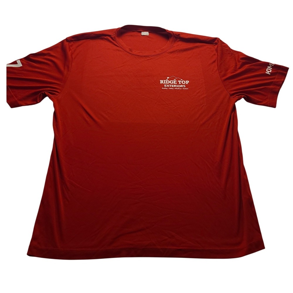 Sport-Tek Mens Red Ridge Top Exteriors Performance T-Shirt XL Short Sleeve
